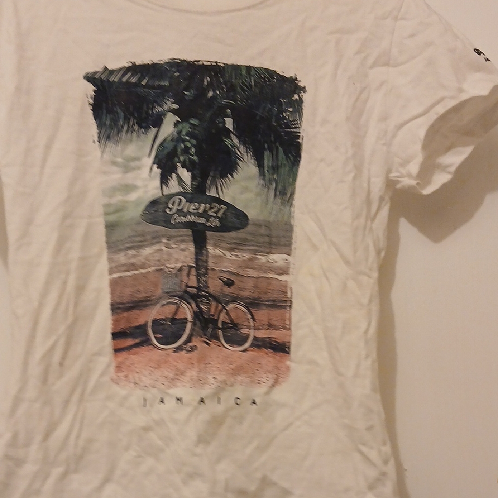 Black and White Short Sleeve Graphic Tee